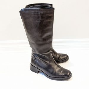 Blondo Classic Black Leather Boots